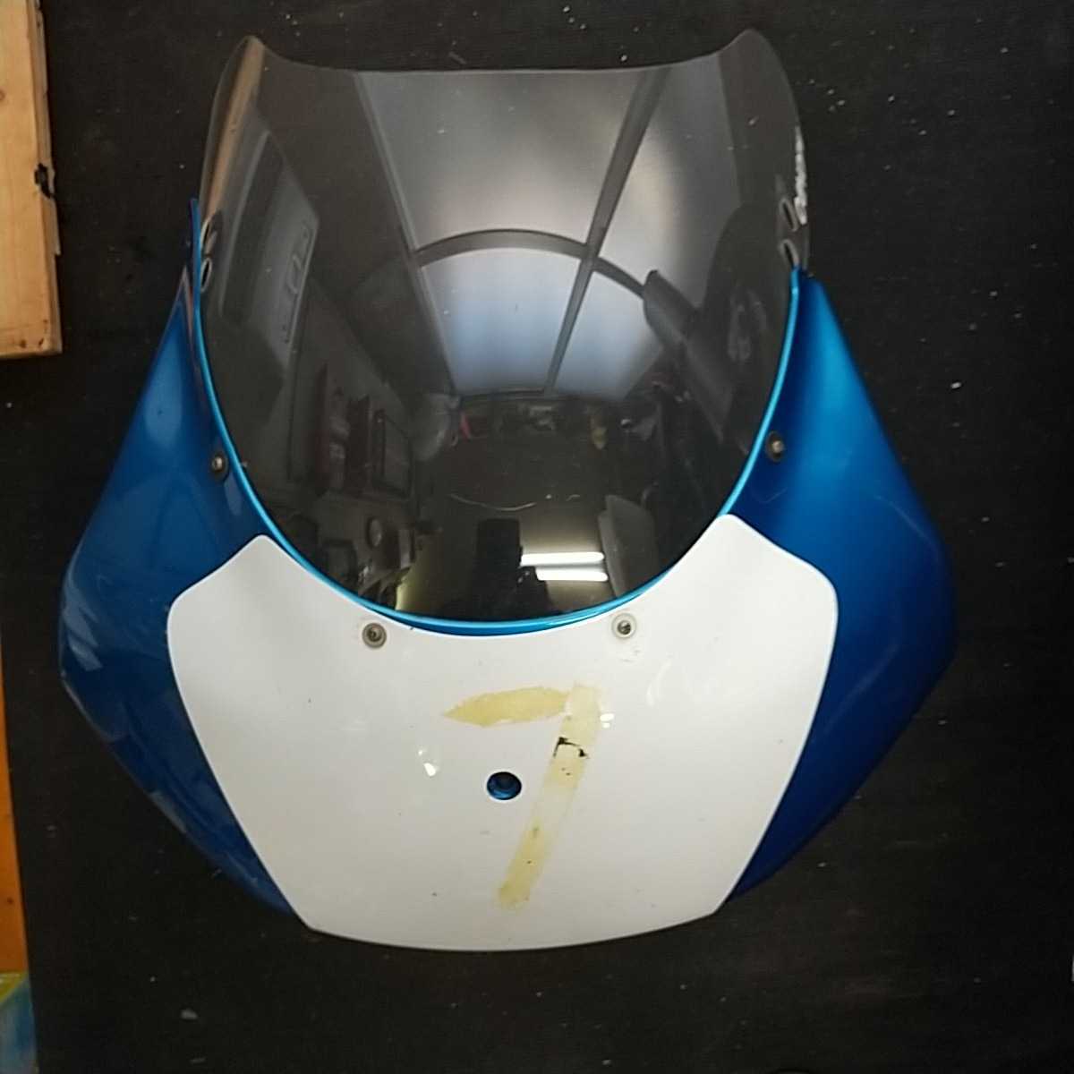 CBR250RR MC22 純正カウル、社外スクリーン、ゼッケン付き(セット 