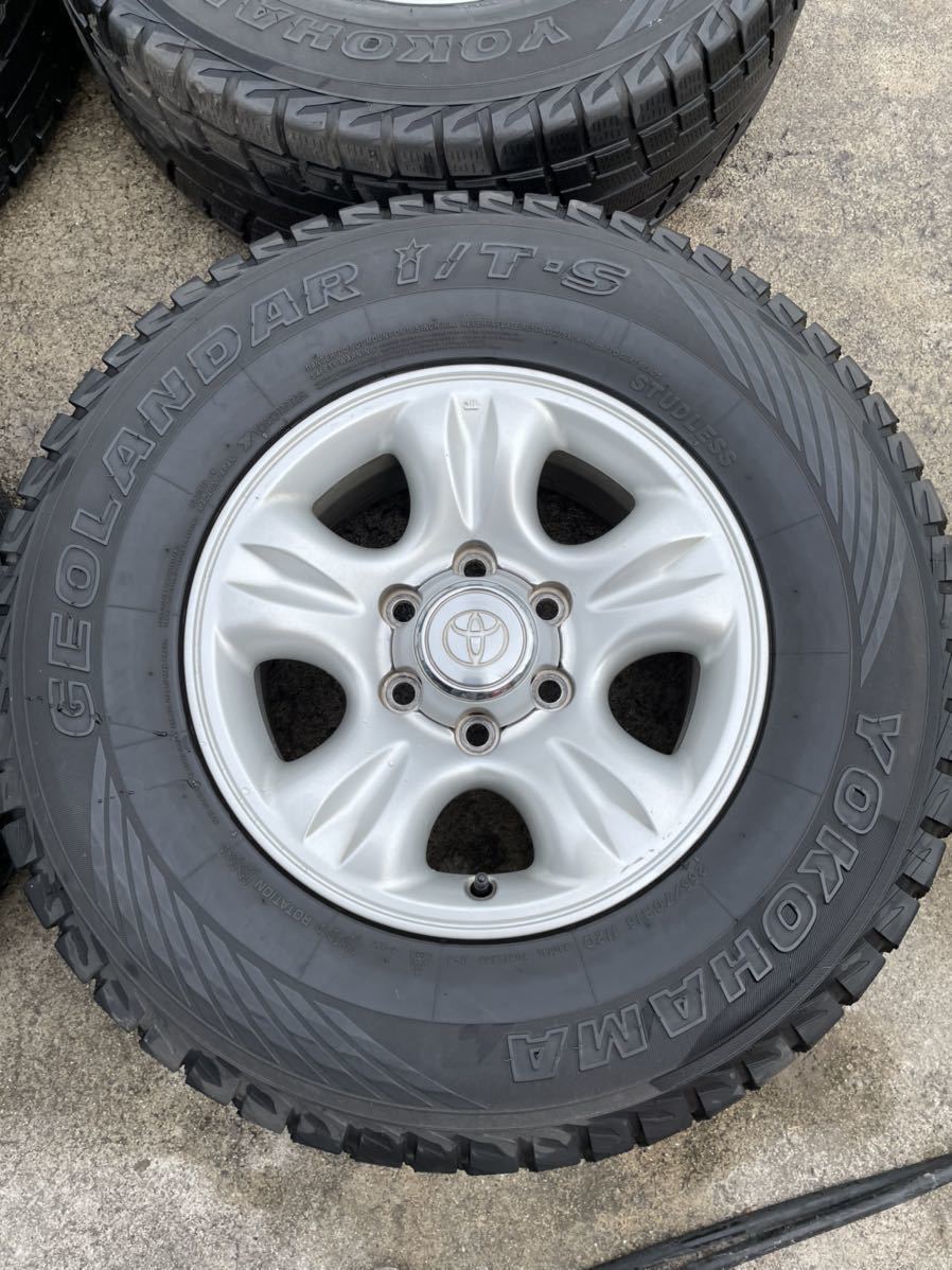 265/70R16 スタッドレスタイヤ プラド 4本セット 