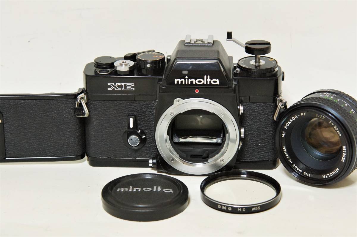 Minolta ミノルタ XE MC50F1.4 レンズ付 Minolta ミノルタ XE MC50F1.4