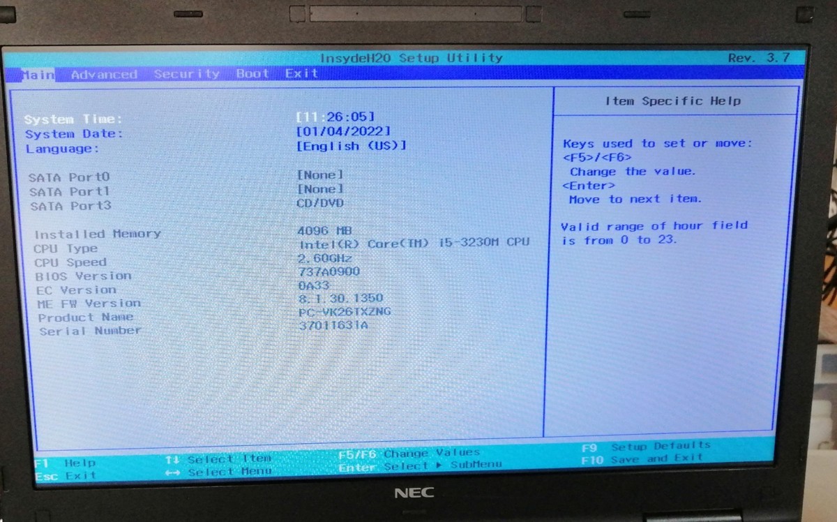 k1476 完全ジャンク品 NEC LAVIE ノートPC 本体 部品取り用 ジャンク品☆部品取り NEC VK26TX-G/Core i5/C1091 新作登場，新作