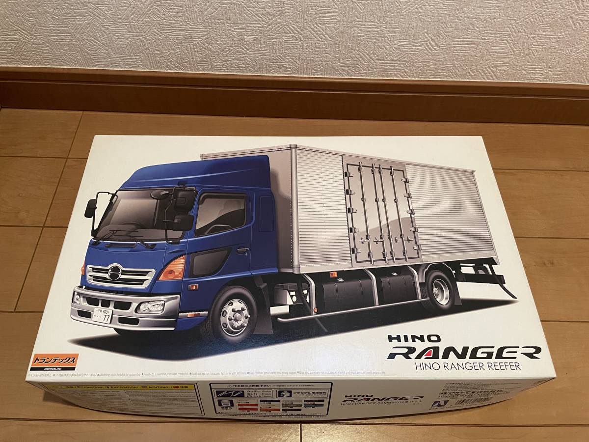 1⁄32 アオシマ ミドルフレイト 日野 日野レンジャー 冷凍車 レンジャー 