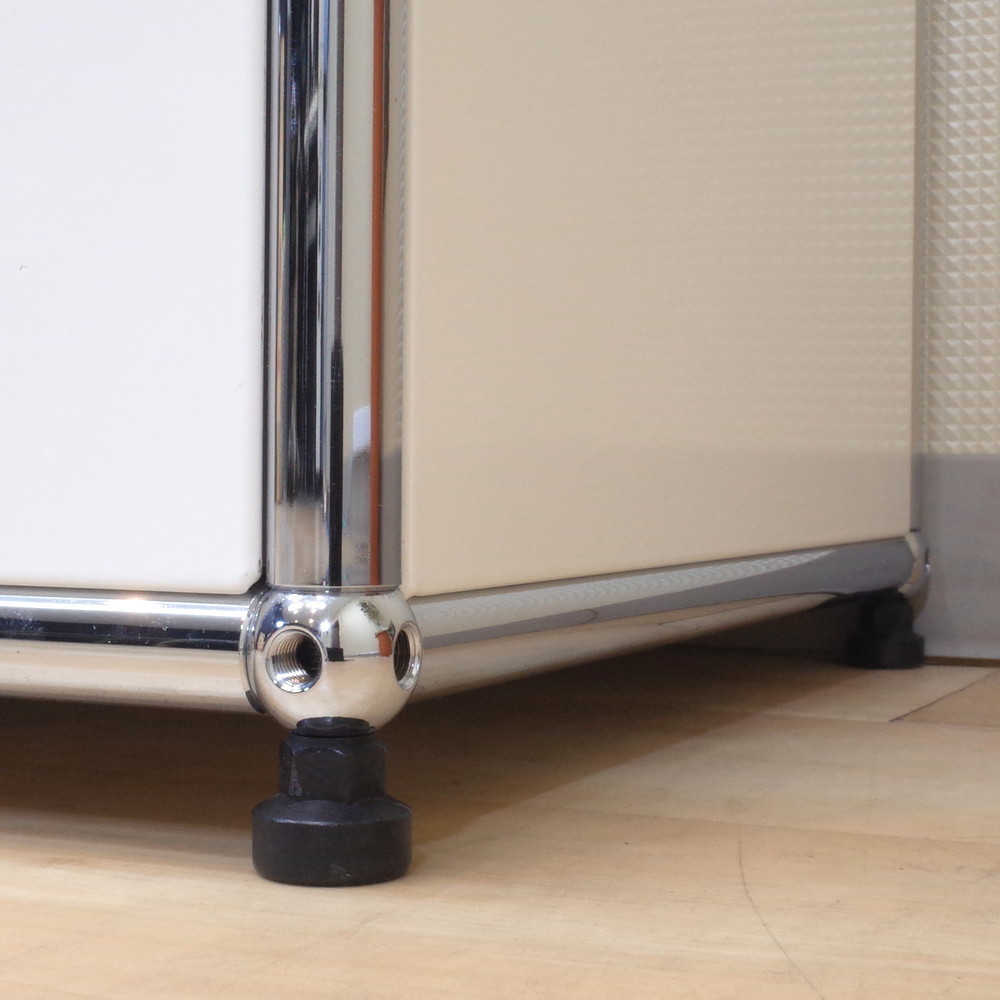 USM ハラー 2列3段キャビネット ホワイト 雑誌架 キャビネット ブック  