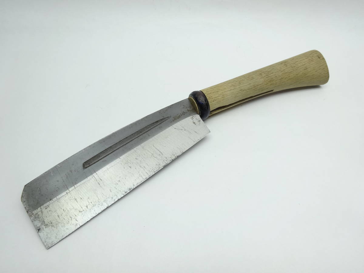 y4122 伝統の切味 鋼付き鉈 源信秀 180㎜
