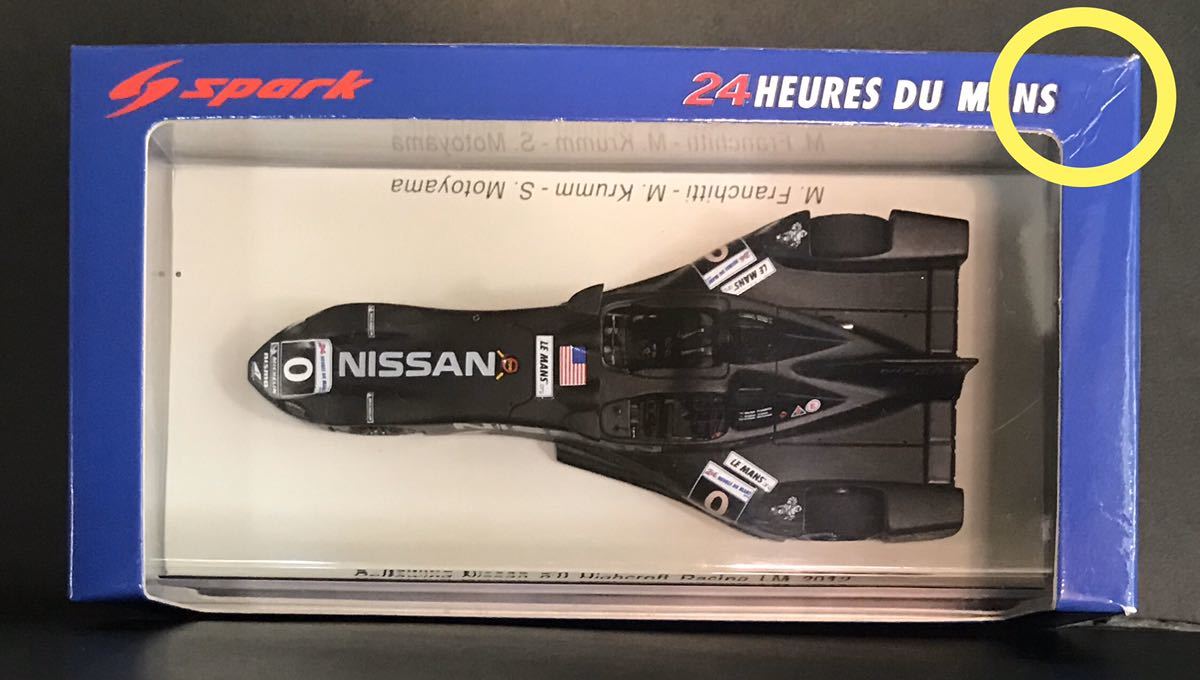 スパーク 1/43 日産デルタウイング プチルマン2012 No.0 5位 スパーク ☆1/43 日産 デルタウイング #0 ハイクロフト レーシング