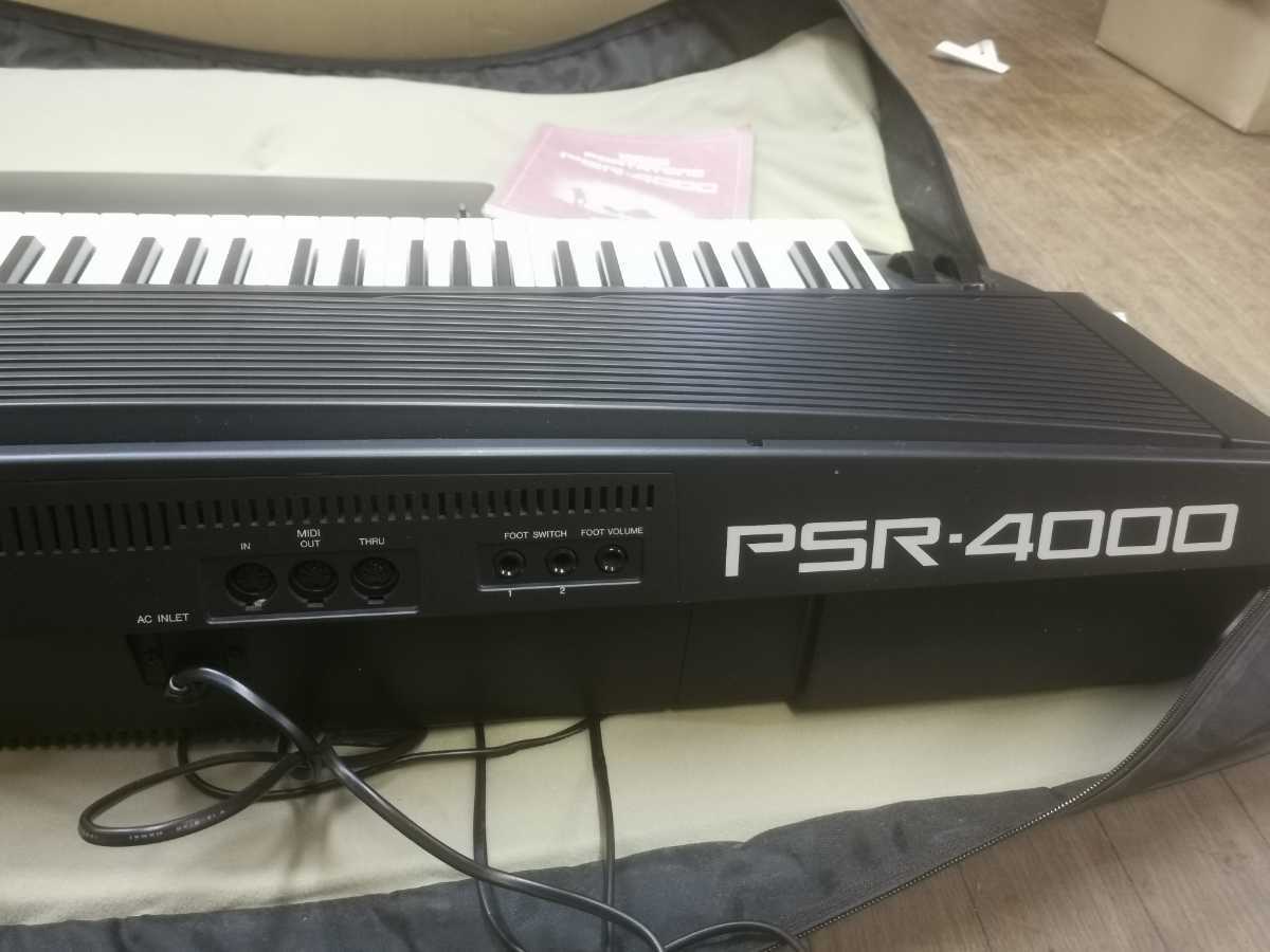 YAMAHA PSR-4000 キーボード ジャンク扱い 全鍵盤音出しできました