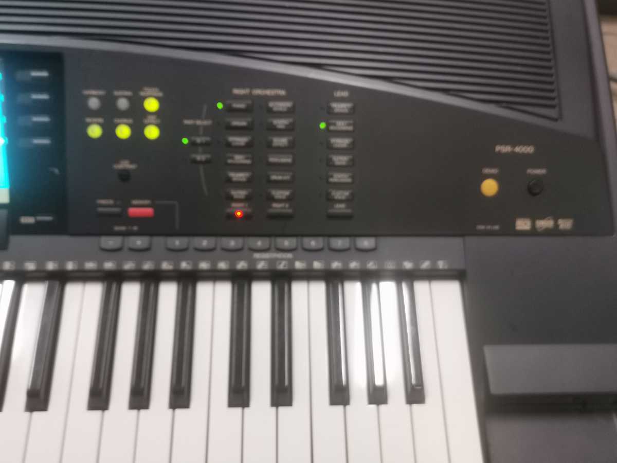YAMAHA PSR-4000 キーボード ジャンク扱い 全鍵盤音出しできました