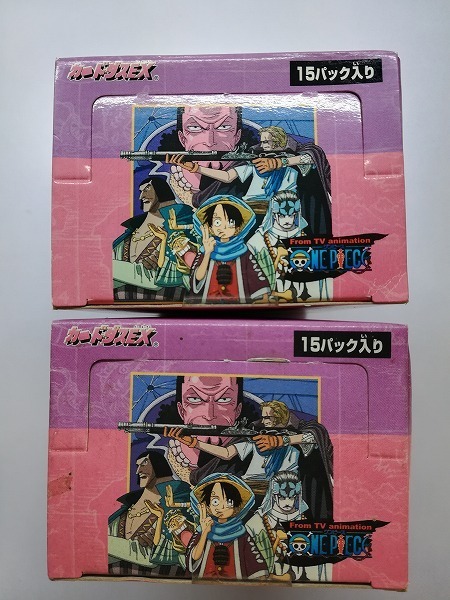 ビジュアルアドベンチャーEX 未開封パックワンピースカードダスカード