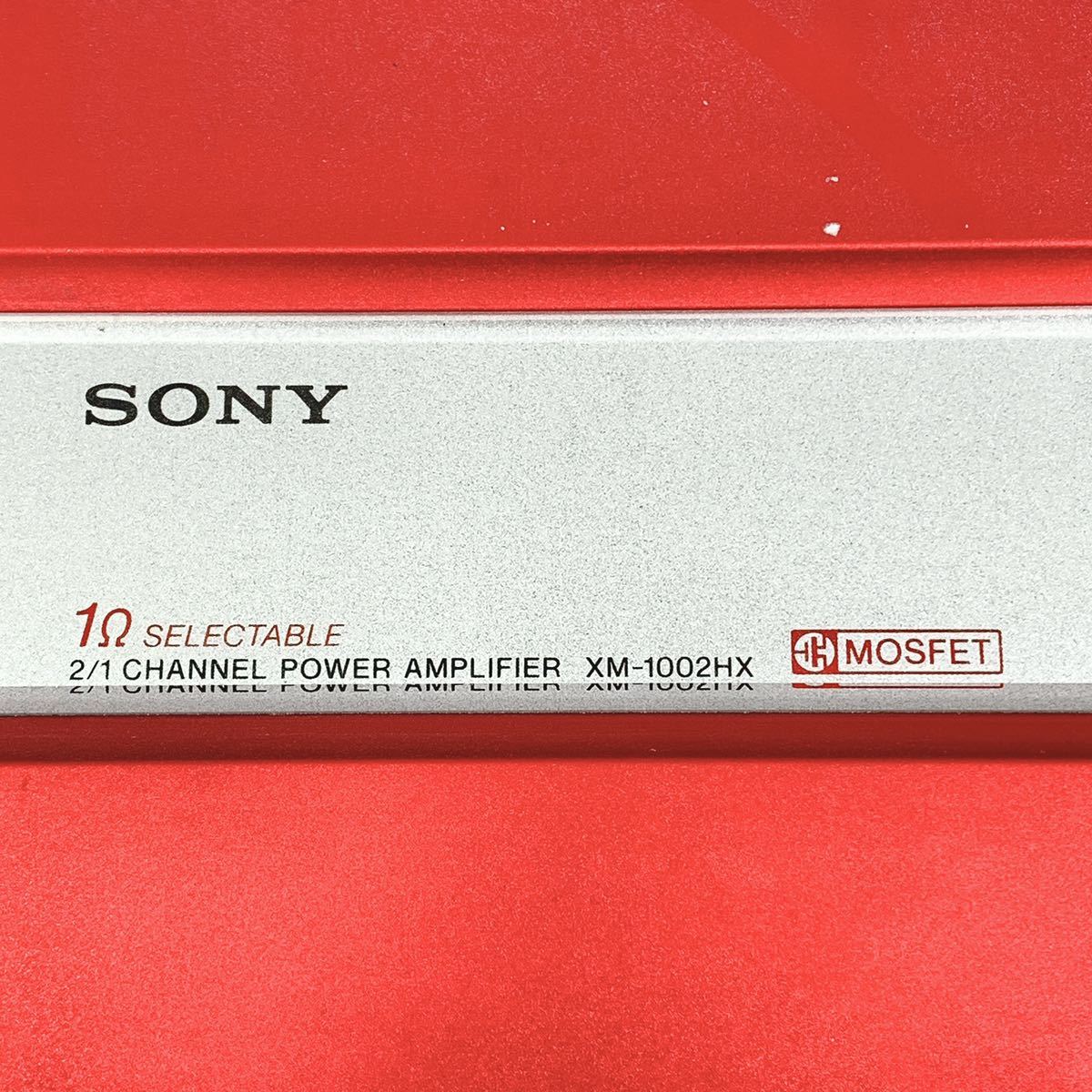 SONY 車載用 ステレオパワーアンプ「XM-1002HX」 2⁄1ch