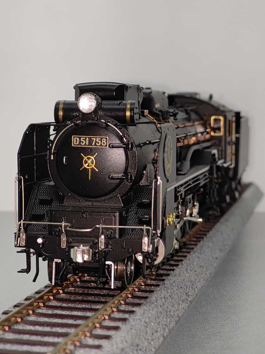天賞堂 №11008 国鉄D51758号機 新見機関区 蒸気機関車 お召仕様の入札