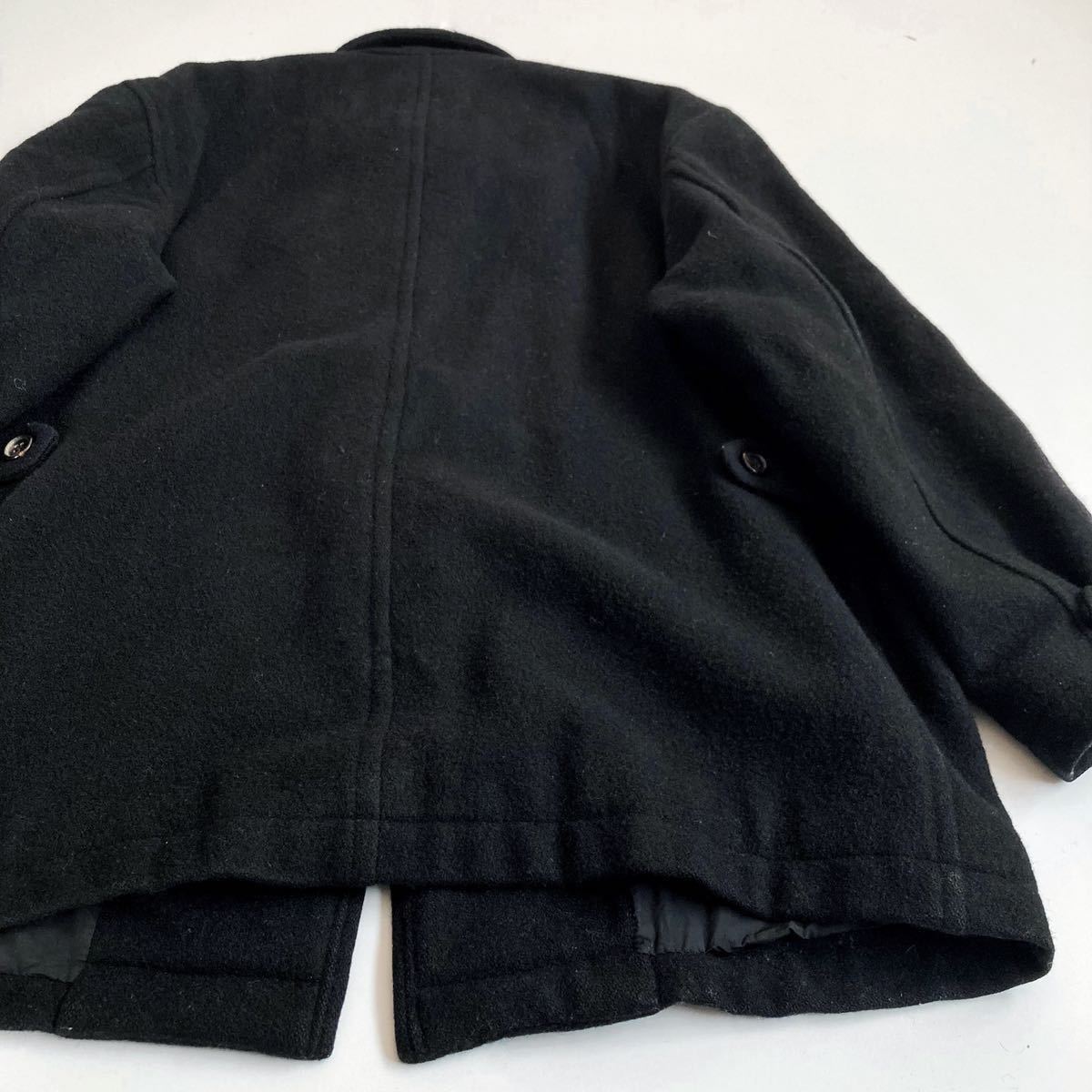1990s COMME des GARCONS HOMME ウール メルトン 縮絨 ジップ ブルゾン