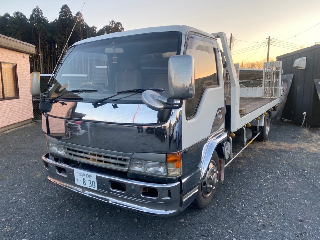 カスタム多数♪ いすゞ エルフ 平成9年 積載車 回送車 6MT ディーゼル