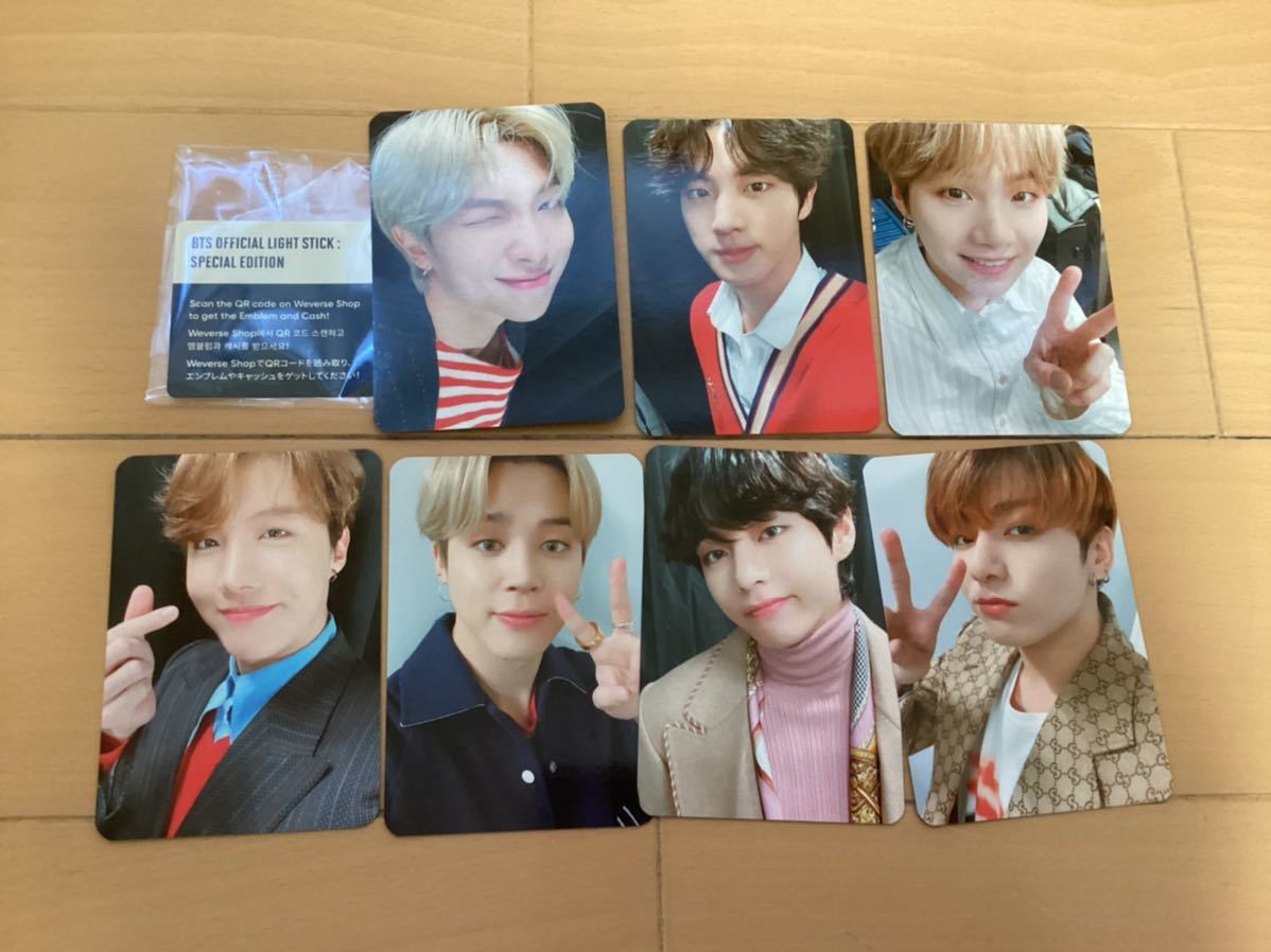 BTS アミボム ペンライト フォトカード付き アミボム ペンライト 付属