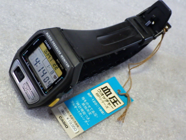 未使用 カシオ 血圧ウォッチャー BP-120 脈拍測定 メンズ 電池交換