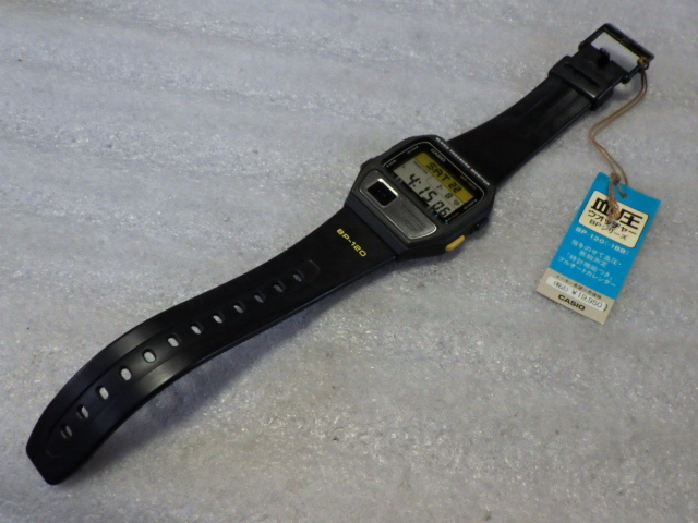 美品 90's rare CASIO BP-120 BLOOD PRESSURE MONITOR 新品電池