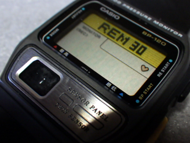 美品 90's rare CASIO BP-120 BLOOD PRESSURE MONITOR 新品電池