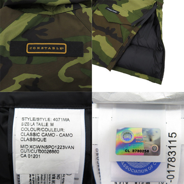 極美品 カナダグース ビームス別注 4071MA CONSTABLE PARKA 極美品 カナダグース ビームス別注 4071MA CONSTABLE PARKA