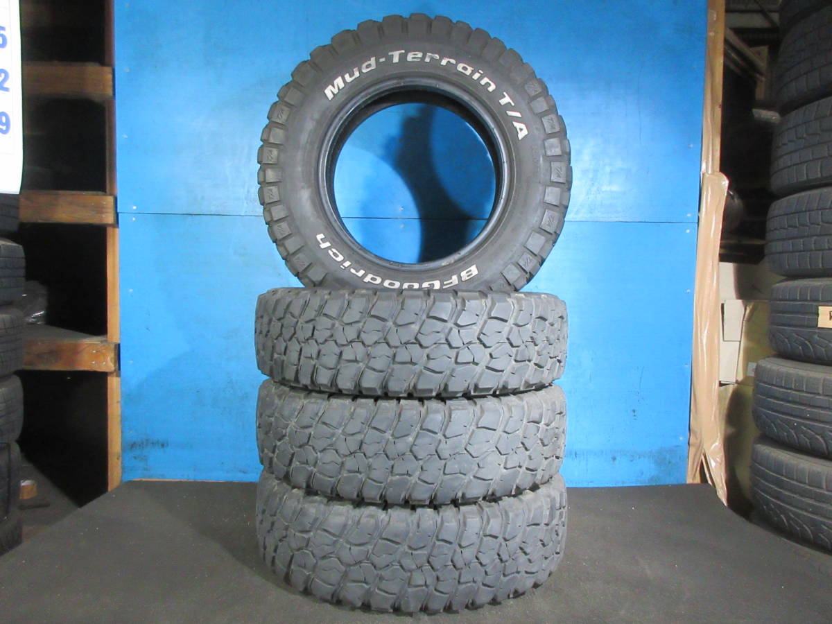 ホワイトレター BFGoodrich Mud-Terrain T/A KM2 225/75R16 110/107Q 4本 №8752 室内保管 オフロードタイヤ