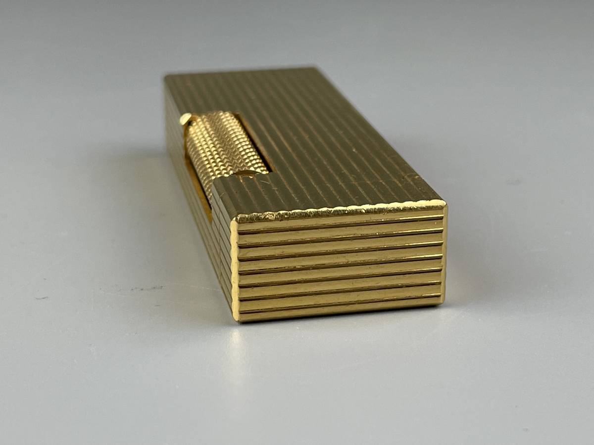 dunhill ダンヒル ガスライター サイドローラー ゴールドカラー 喫煙具 05