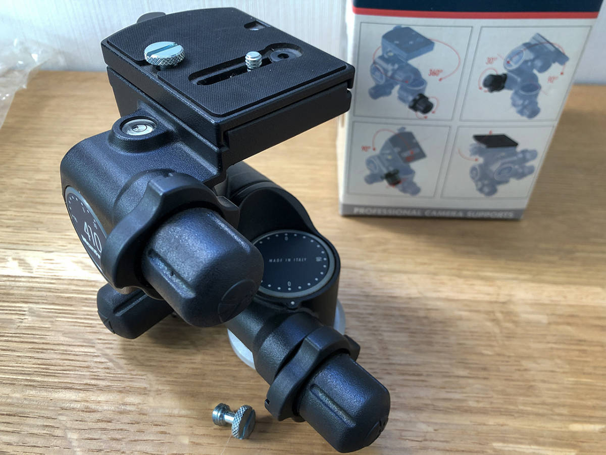 新作登場，最新作 良品 Manfrotto 410 マンフロット雲台 410 Junior Geared Head(雲台、プレート)｜売買されたオークション情報、yahooの商品情報をアーカイブ公開 - オークファン 雲台、プレート