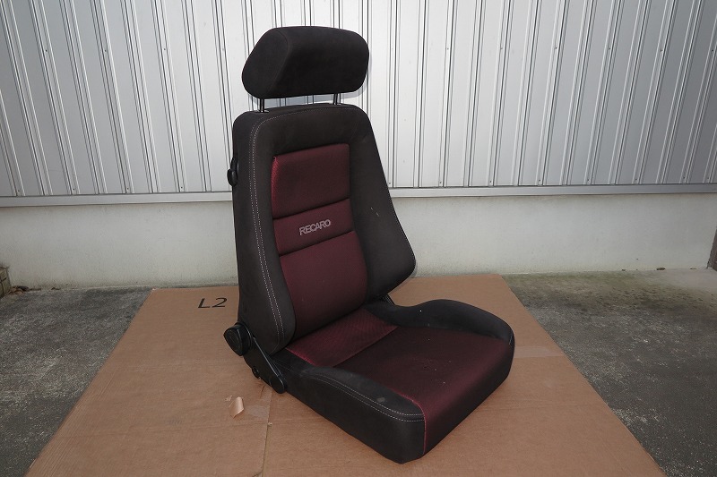 ☆中古ジャンク☆レカロ RECARO LX-VF？ カムイ生地×赤メッシュ 直取り 