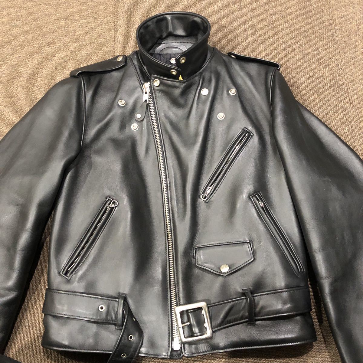 Schott ライダースジャケット サイズ38 618レザージャケット カフェ 