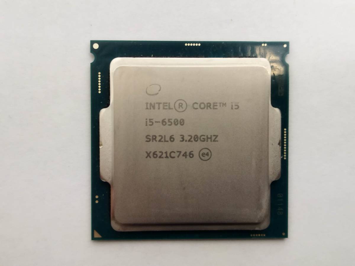 core i5 6500 5個 動作確認済み 簡易チェック済み Intel Core i5-6500 3.2GHz～3.6GHz LGA1151 簡易