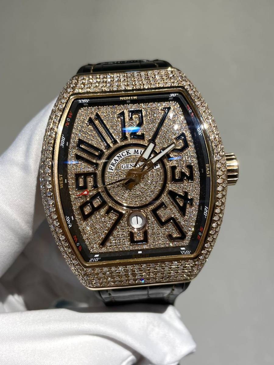 ☆1円～スタート (18Kピンクゴールド)新品 ギャラ付 FRANCK MULLER 
