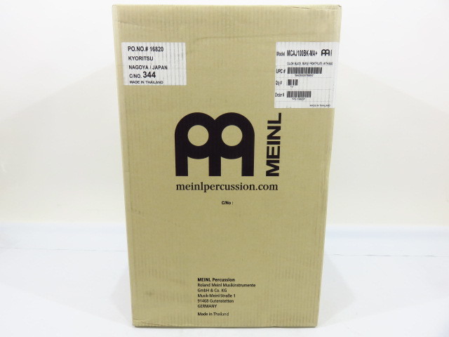 n6922k 【未開封】 MEINL MCAJ100BK-MA マイネル カホン ケース付き