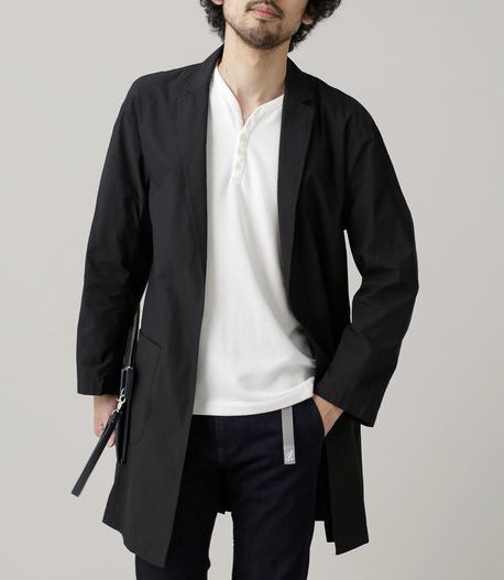 定価2万 ナノユニバース メンズ Nano Universe アウター コーデュラ ファブリック 着流し ラペル コーディガン ロング丈 シャツ Mサイズ 売買されたオークション情報 Yahooの商品情報をアーカイブ公開 オークファン Aucfan Com