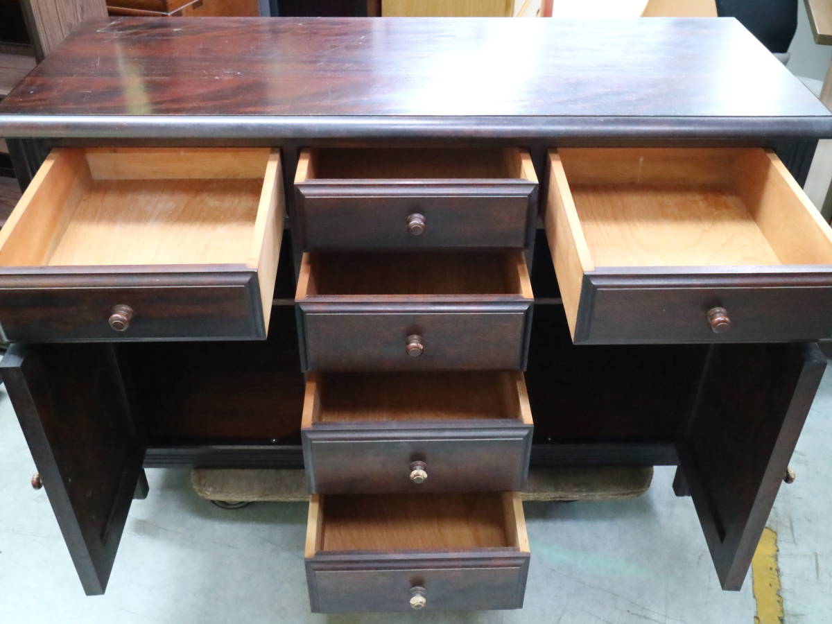 あ=B2824 松本民芸家具 サイドボード サイズ 約120×45×79cm(サイド