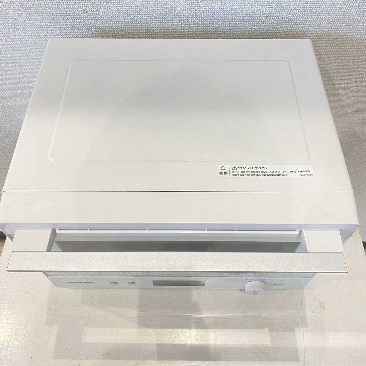 美品 2019年製 SHARP シャープ RE-WF18A-W オーブンレンジ 18L 電子 