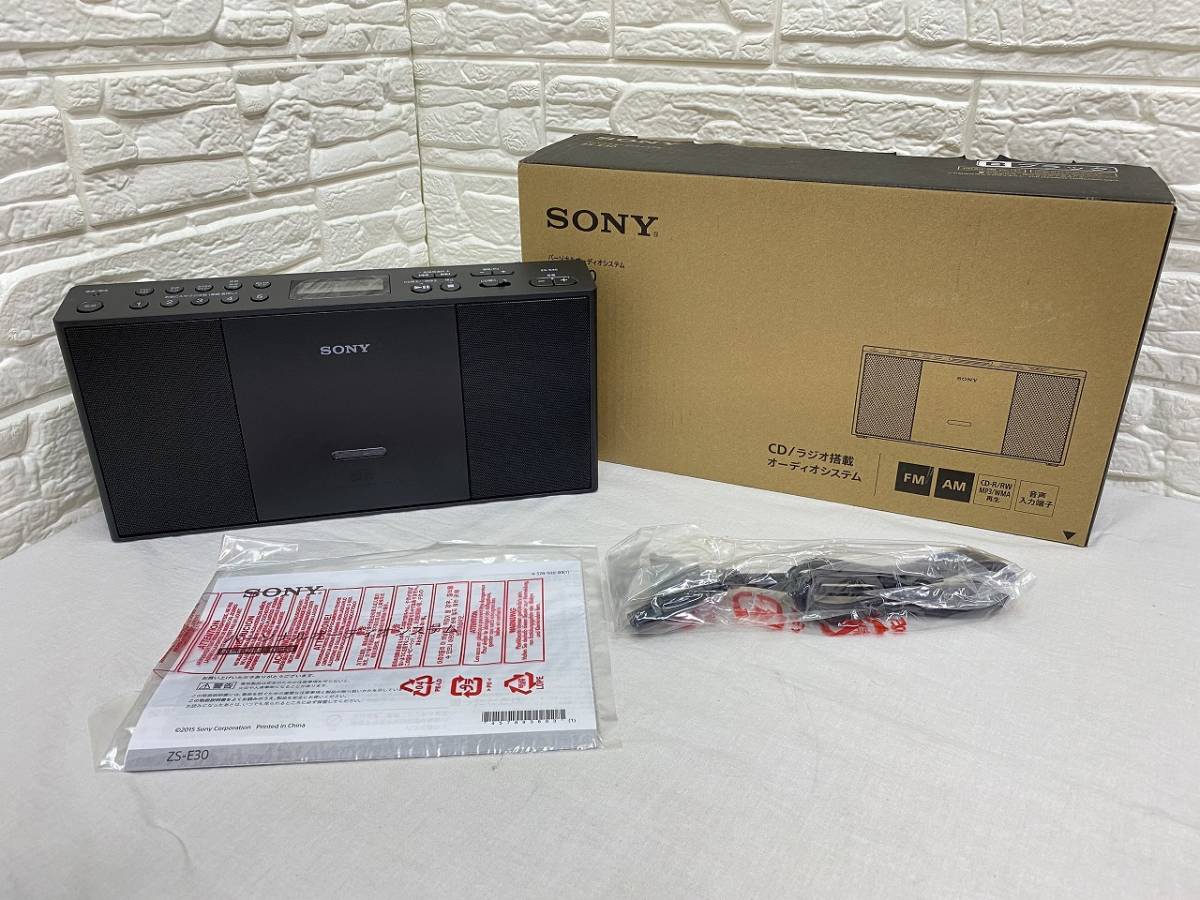 ☆未使用 SONY ソニー ZS-E30 パーソナルオーディオシステム CD/ラジオ