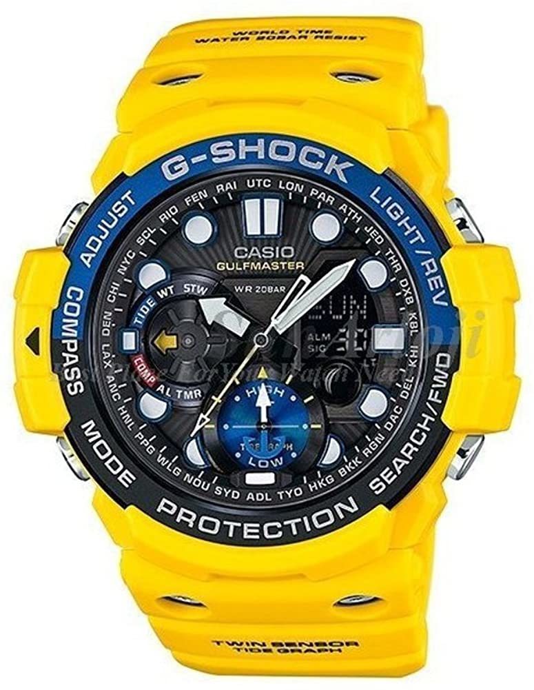 【未使用】並行輸入品 Gショック カシオ CASIO 腕時計 G-SHOCK ガルフマスター アナデジ GN-1000-9AER