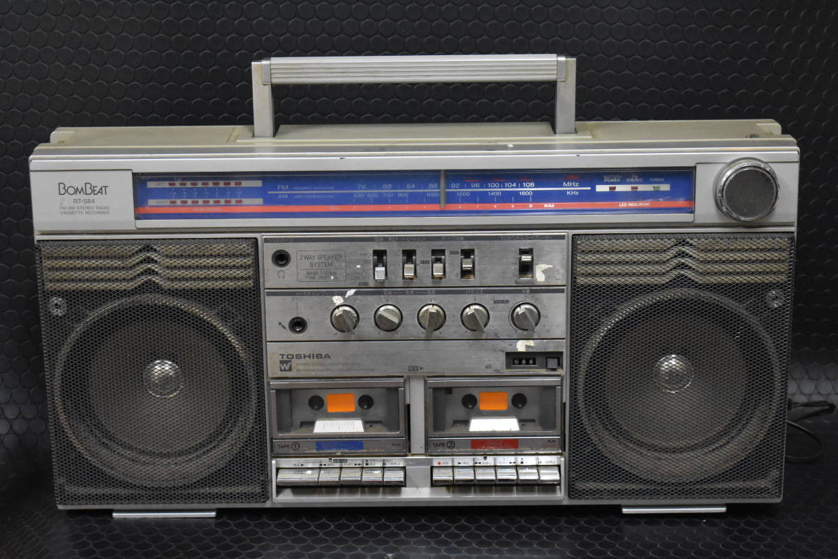 BOMBEAT TOSHIBA 東芝 RT-S84 メルカリ ラジカセ Yahoo!オークション
