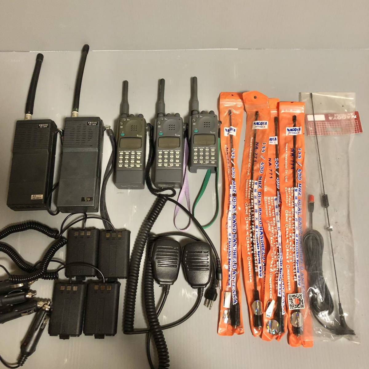 【限定セール，SALE】 1円スタート ICOM ハンディ トランシーバー 本体 / アンテナ / マイク等 まとめ売り / アマチュア無線 BAOFENG NAGOYA ANTENNA(ハンディ)｜売買されたオークション情報、yahooの商品情報をアーカイブ公 ハンディ