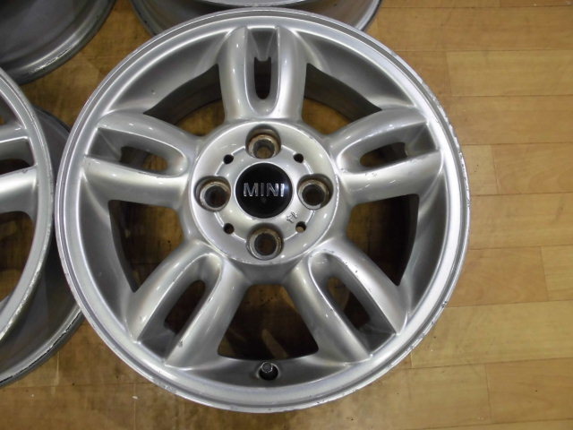 BMW MINI ミニ 純正 アルミホイール 4本 4H-100 15インチ 5.5J+45 検索 