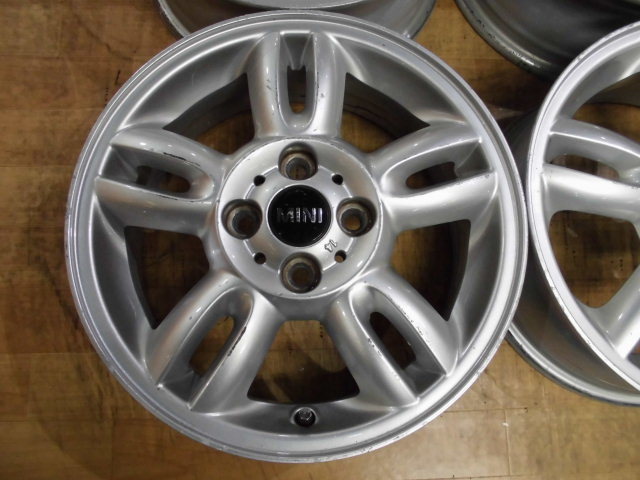 BMW MINI ミニ 純正 アルミホイール 4本 4H-100 15インチ 5.5J+45 検索 