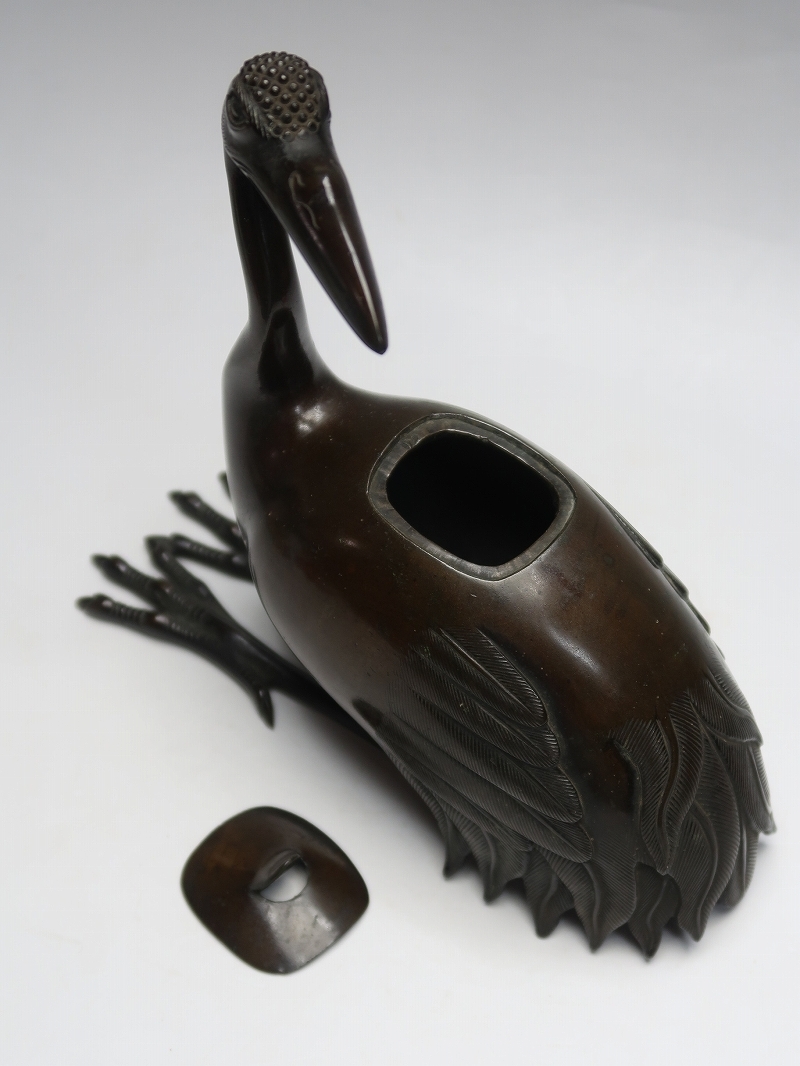 香炉 - 置物 佐野宏采 工芸品 美術品 公式通販 茶道香炉 亀鶴香炉 彫刻