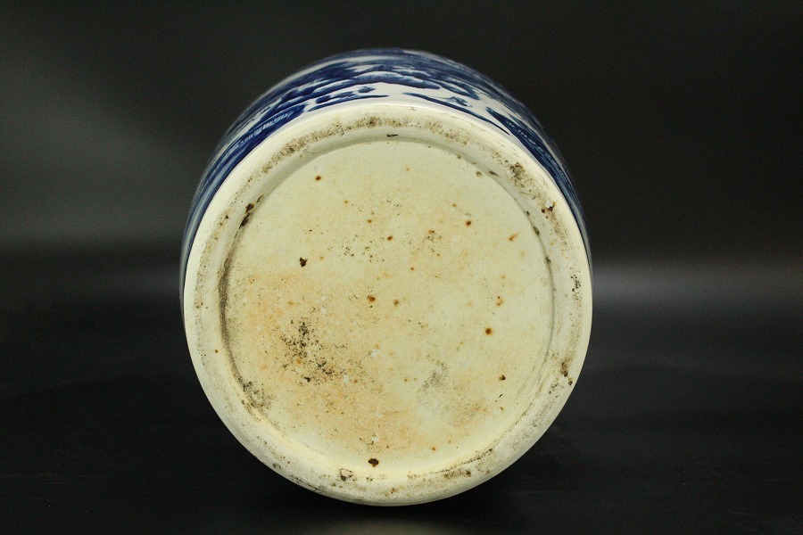 1975年，台湾，中国風 山水画 花瓶 花器