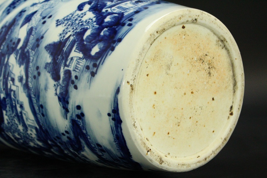 1975年，台湾，中国風 山水画 花瓶 花器