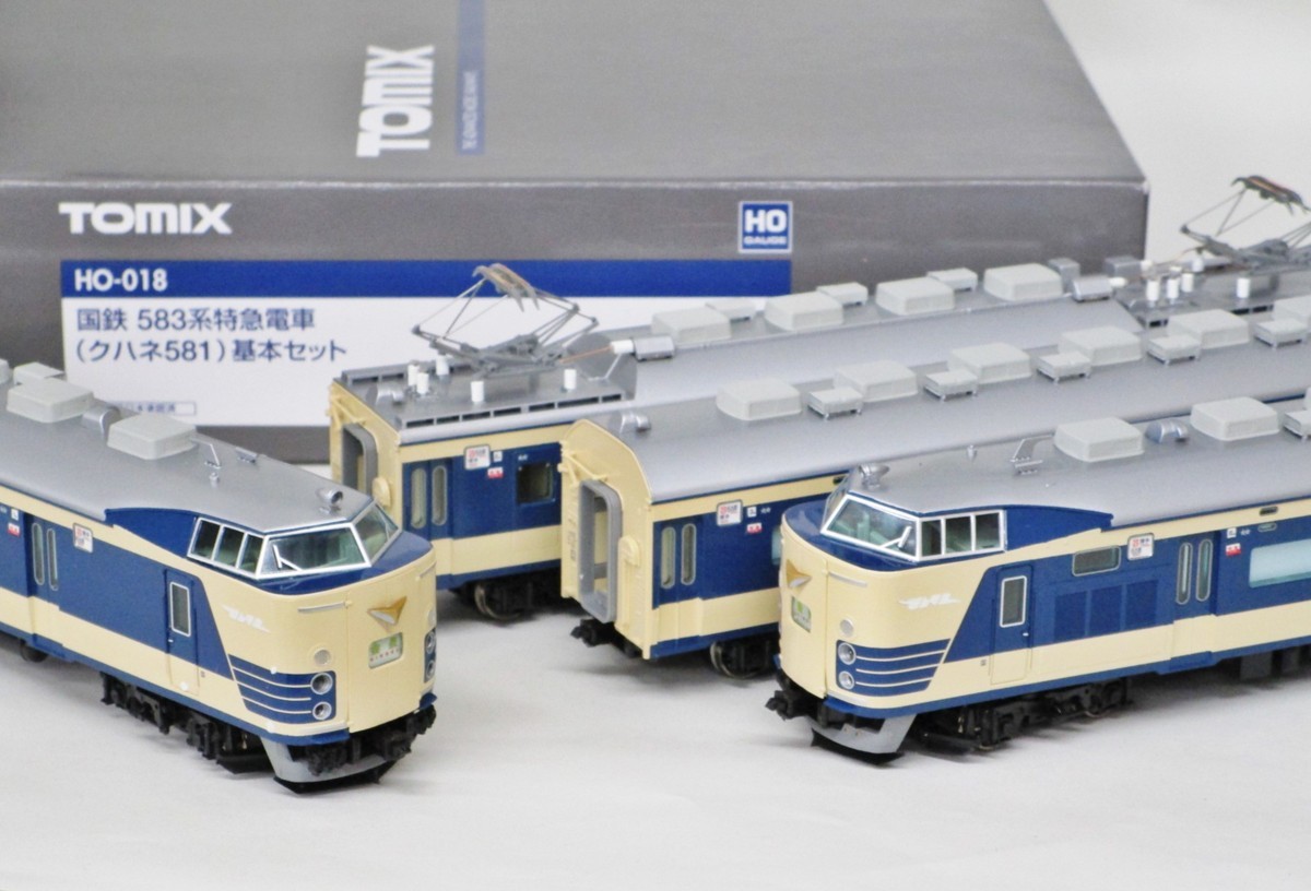 TOMIX HO-018 国鉄 583系 HOゲージ クハネ581 国鉄583系特急電車