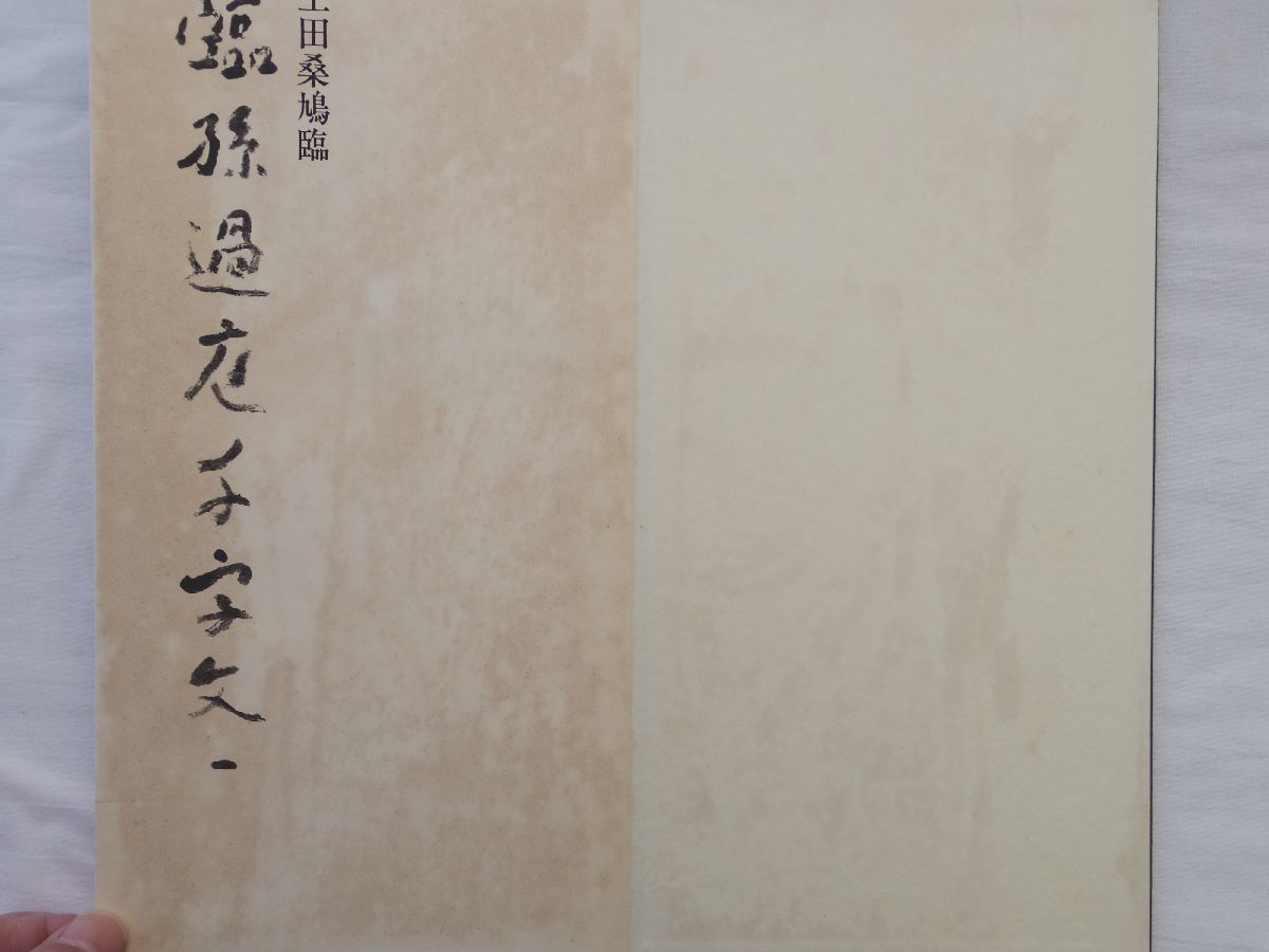 0031576 上田桑鳩臨 孫過庭草書千字文 上田桑鳩・臨書 木耳社 昭和43年 