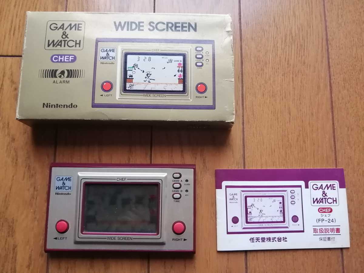ゲーム＆ウォッチ ワイドスクリーン シェフ レトロ 液晶ゲーム