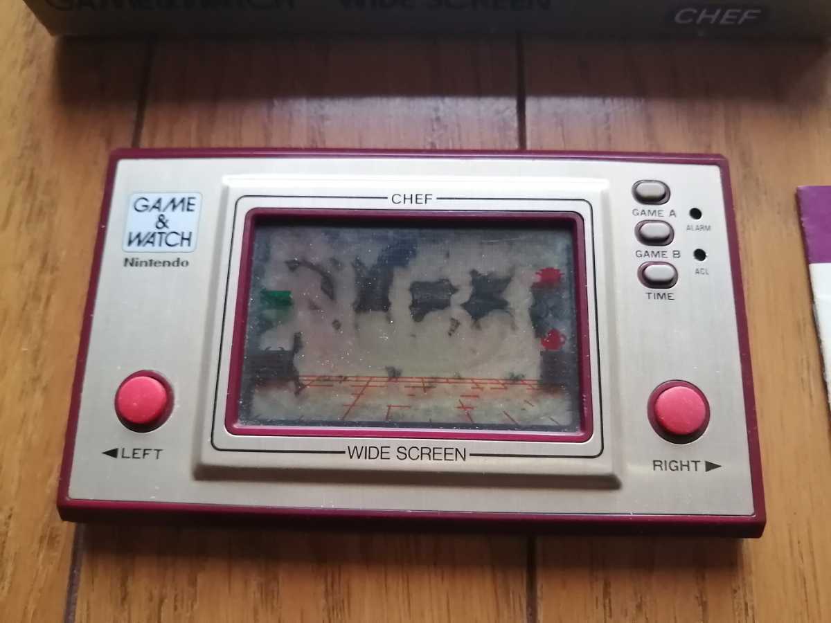 ゲーム＆ウォッチ ワイドスクリーン シェフ レトロ 液晶ゲーム