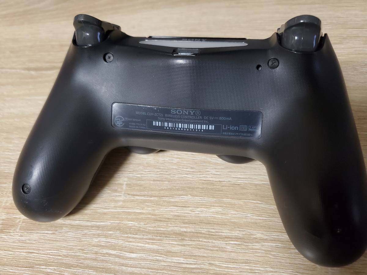 【ジャンク品】PlayStation4 DUALSHOCK4 デュアルショック4 コントローラー　2台（ブラック・ブルー）_4