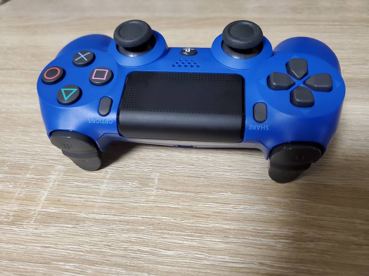 【ジャンク品】PlayStation4 DUALSHOCK4 デュアルショック4 コントローラー　2台（ブラック・ブルー）_6