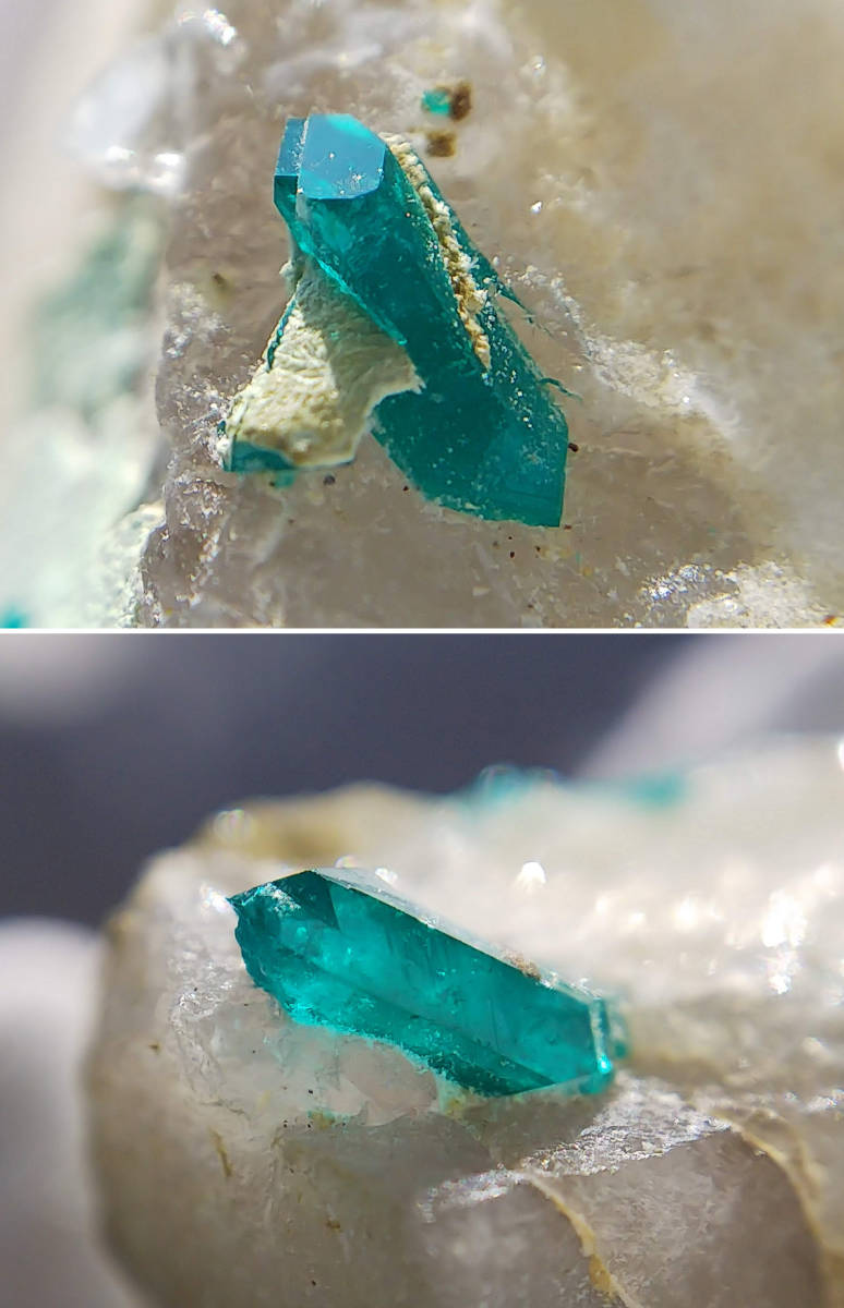 ダイオプテーズ 原石 結晶標本 ダイオプテーズ 翠銅鉱 結晶 原石 標本 約96.90ct ナミビア産 6(原石