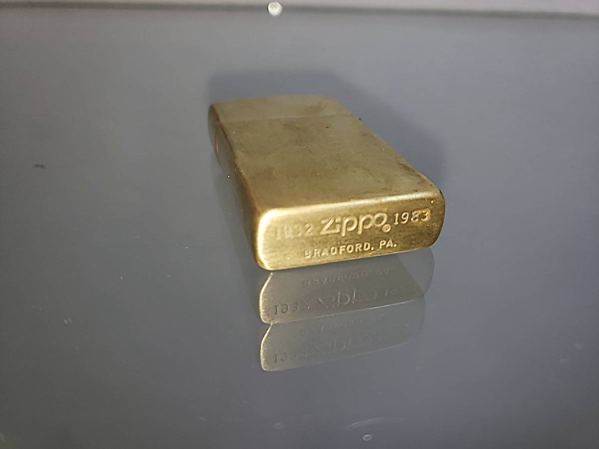 新作登場，爆買い ZIPPO ソリッドブラス ハワイ HAWAI スリム 1983年製