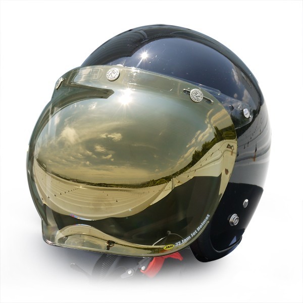 72JAMジェットヘルメットスピードサウンド 純正バブルシールド付き