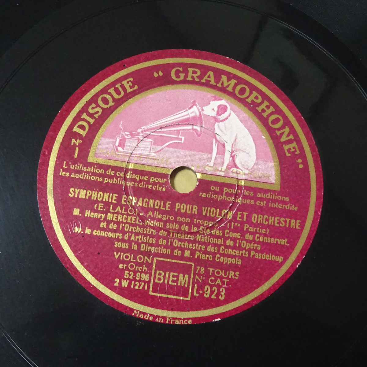 最新作，100%新品 仏DisqueGramophone ラロ スペイン交響曲 アンリ メルケル(クラシック)｜売買されたオークション情報、yahooの商品情報をアーカイブ公開 - オークファン クラシック